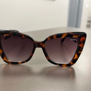 Quay Australia “Chain Reaction” Tortoise Shell Sunglasses